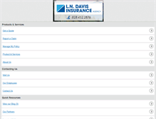 Tablet Screenshot of lndavis.com